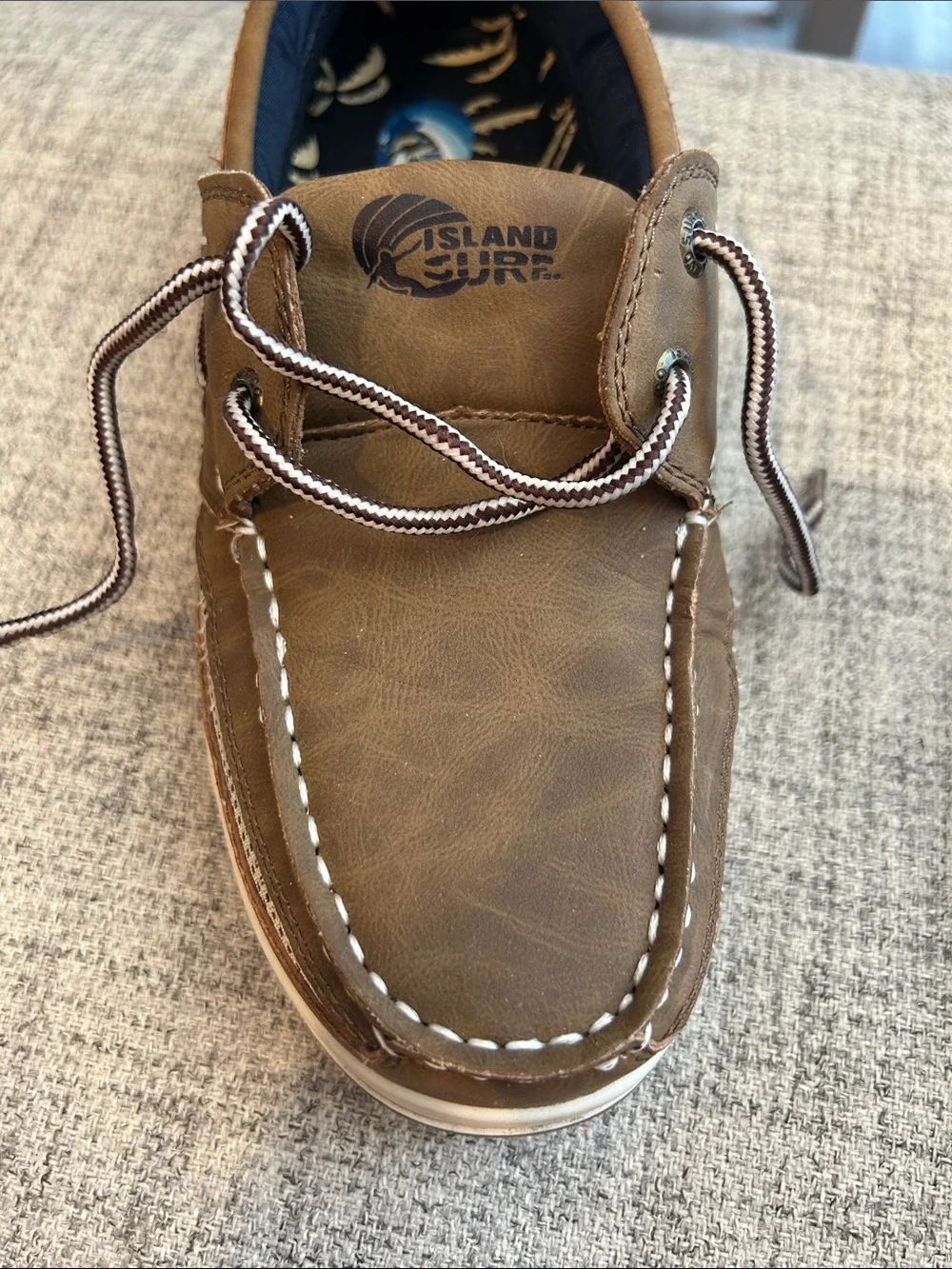 Boy’s Brown Leather Boat Shoes